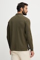 Oblečení Bavlněné tričko s dlouhým rukávem Aeronautica Militare PO1653UP00082 zelená