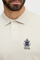Хлопковый лонгслив Aeronautica Militare бежевый PO1886UJ00703