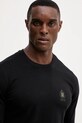 Хлопковый лонгслив Aeronautica Militare чёрный TS2468UJ00703