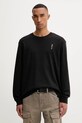 G-Star longsleeve bawełniany D26835.D976 czarny