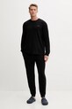 HUGO longsleeve lounge 50532022 czarny AW25
