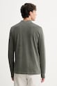 Oblečení Bavlněné tričko s dlouhým rukávem Marc O'Polo 528223655004 zelená