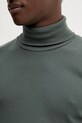 Хлопковый лонгслив Marc O'Polo зелёный 529220252100