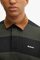 Pamučna majica dugih rukava Barbour Newclose OS Rugby Shirt zelena MML1513BK31