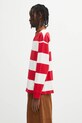 Barbour longsleeve bawełniany Newclose OS Rugby Shirt MML1513RE71 czerwony AW25