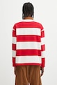 Clothing Barbour cotton longsleeve top Newclose OS Rugby Shirt MML1513RE71 red
