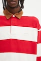 Barbour cotton longsleeve top Newclose OS Rugby Shirt red MML1513RE71