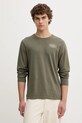 Odzież Von Dutch longsleeve bawełniany VD.1.TRL.GASO zielony