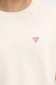 Хлопковый лонгслив Guess Jeans M4BI77.KCII1 бежевый