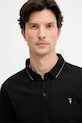 Trussardi longsleeve bawełniany czarny G5028000055N