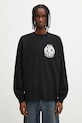 Abbigliamento No Problemo top a maniche lunghe in cotone No War NP6002404 nero