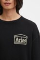 Aries longsleeve bawełniany Reversible Temple czarny AR4066604