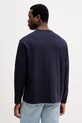 Odzież United Colors of Benetton longsleeve bawełniany 3L6PU10B6 granatowy