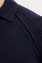 United Colors of Benetton sweter wełniany 1006U301Q granatowy