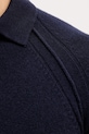 United Colors of Benetton sweter wełniany 1006U301Q granatowy
