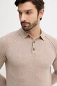United Colors of Benetton sweter wełniany beżowy 1006U301Q