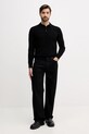 United Colors of Benetton sweter wełniany 1006U301Q czarny AW25