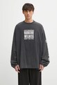 032C t-shirt bawełniany 'Hardcore Wellness' nadruk czarny F25.URC.0274.050