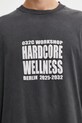 032C t-shirt bawełniany 'Hardcore Wellness' F25.URC.0274.050 czarny
