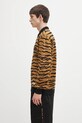 Wacko Maria sweter wełniany Tiger 25FW.WMK.KN10 brązowy AW25