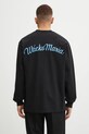 Odzież Wacko Maria longsleeve bawełniany 25FW.WMT.LT05 czarny