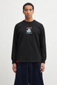 Odzież AAPE longsleeve bawełniany AAPLTM1721XXP czarny