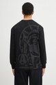 Odzież AAPE longsleeve bawełniany Theme Main AAPLTM1752XXP czarny