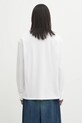Odzież Needles longsleeve bawełniany RW347 biały
