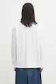 Odzież Needles longsleeve bawełniany RW347 biały