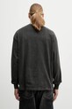 Odzież NEIGHBORHOOD longsleeve bawełniany PIGMENT DYED 252FPNH.CSM06 szary