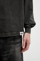 NEIGHBORHOOD longsleeve bawełniany PIGMENT DYED szary 252FPNH.CSM06