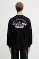 AAPE longsleeve bawełniany nadruk czarny AAPLTM9797XXP