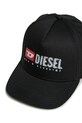 Chłopiec Diesel czapka z daszkiem bawełniana dziecięca FALBIP HAT J02390 czarny