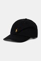 Bombažna bejzbolska kapa Polo Ralph Lauren Bombaž črna 323785653075