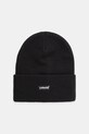 Dětská čepice Levi's LAN TONAL EMBROIDERED BEANIE středně silná černá 9A8707