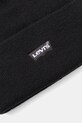 CHLAPEC Dětská čepice Levi's LAN TONAL EMBROIDERED BEANIE 9A8707 černá