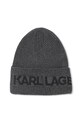BIMBO Karl Lagerfeld berretto e sciarpa in cotone per bambini Z31031.56.58 grigio