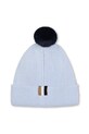 BOSS czapka bawełniana dziecięca J52595 niebieski AW25