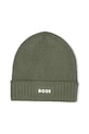 BOSS czapka dziecięca aplikacja zielony J52616.56.58