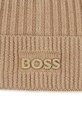 Chlapec Detská čiapka s prímesou vlny BOSS J52650.42.50 hnedá