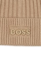 Chlapec Detská čiapka s prímesou vlny BOSS J52650.42.50 hnedá