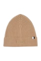 Detská čiapka s prímesou vlny BOSS s prímesou vlny hnedá J52650.50.52