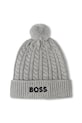 BOSS czapka dziecięca pozostałe szary J52697.42.50