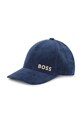 Παιδικό βαμβακερό καπέλο μπέιζμπολ BOSS J52717.54 σκούρο μπλε AW25
