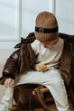 Детская шапка Jamiks GRANFOR коричневый GRANFOR.Nak.gl.JZI087.B