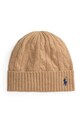 Volnena kapa Polo Ralph Lauren Srednje debeline bež 455981442