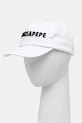 Bavlněná baseballová čepice Patrizia Pepe bavlna bílá 8F0079.AB01