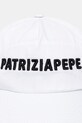 Bavlněná baseballová čepice Patrizia Pepe 8F0079.AB01 bílá AA00