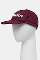 Bavlněná baseballová čepice Patrizia Pepe bavlna burgundské 8F0079.AB01