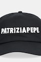 Bavlněná baseballová čepice Patrizia Pepe 8F0079.AB01 černá AA00
